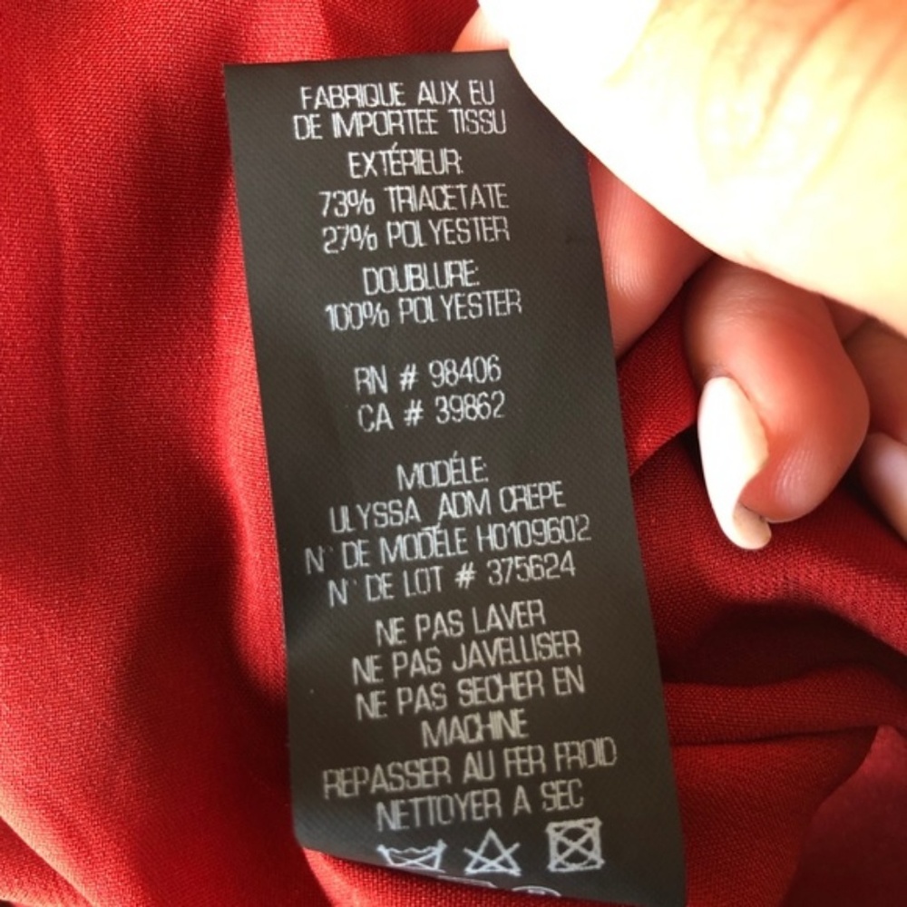 NEW $355 Theory Ulyssa Red Oak Bell Sleeve Dress - Picture 8 of 8